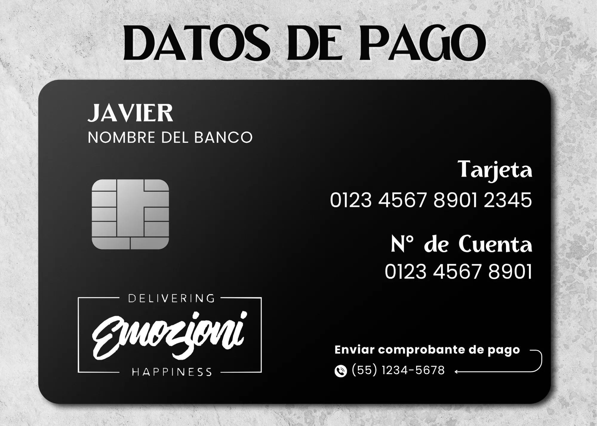 Datos de Pago